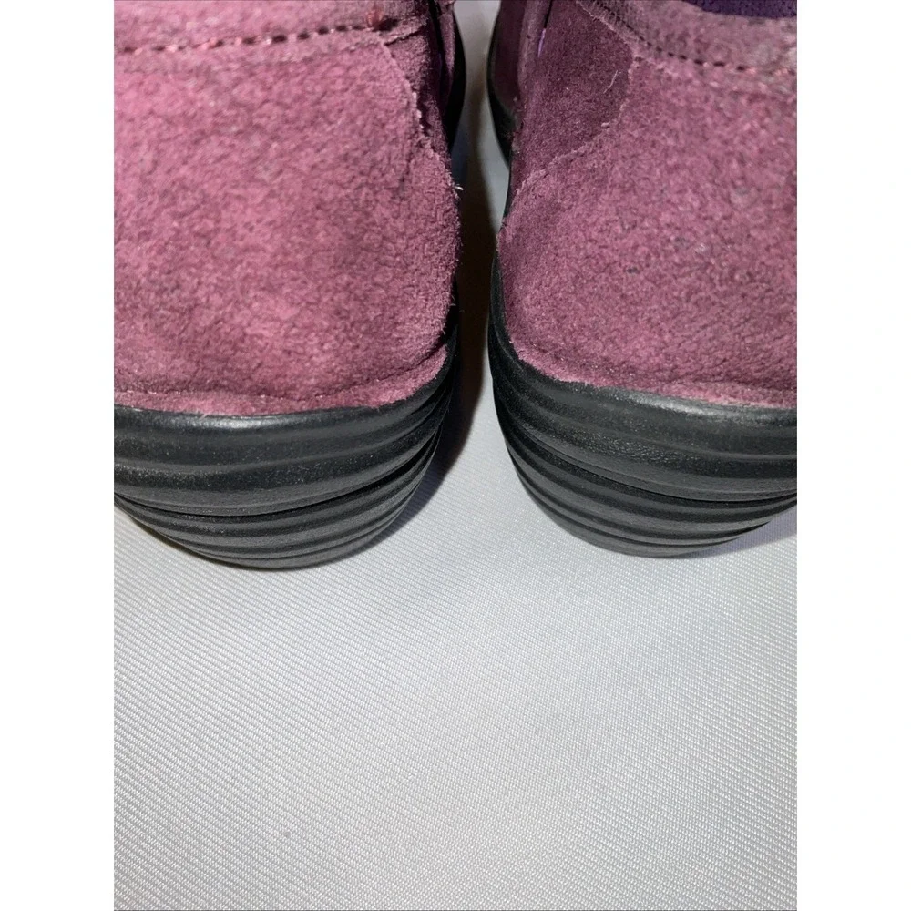 Bionica Cardin Purple Suede‎ Snakeskin Wedge Platform Comfort  Soft